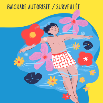 BAIGNADE AUX BALLASTIÈRES